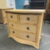 Wicker 4 Drawer Dresser