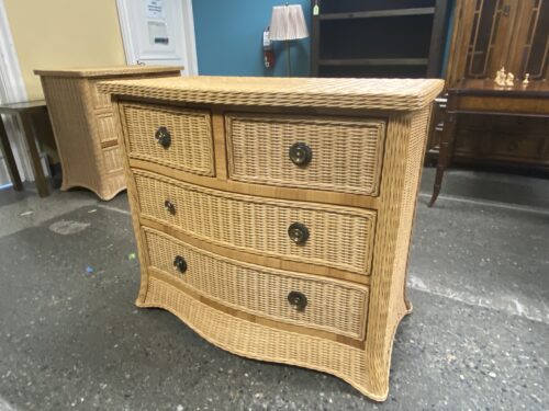Wicker 4 Drawer Dresser