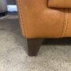 GAMMA Cognac Leather Loveseat