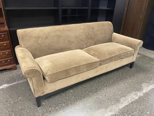 Khaki Suede Sofa