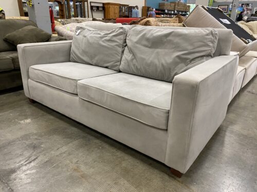WEST ELM Henry Alabaster Grey Ultra Plush Loveseat