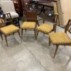 HOLMAN Toasted Danish Walnut MCM Dining Chairs (4)