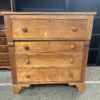 Solid Natural Wood 4 Drawer Dresser