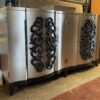 COAST TO COAST Antiqued Silver 4-Door Bar Cabinet