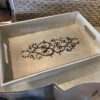 COAST TO COAST Antiqued Silver 4-Door Bar Cabinet