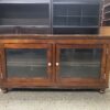 Mahogany Cabinet w/ Glass Doors