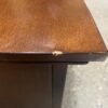 Mahogany Cabinet w/ Glass Doors