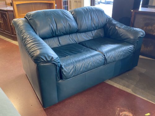 Evergreen Loveseat w/ Attached Cushions