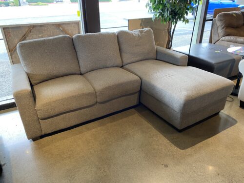 Grey Couch with Right Side Chaise