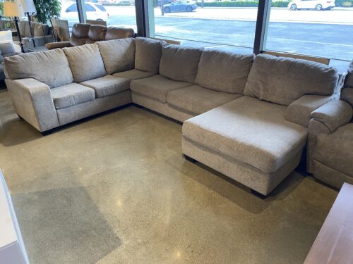 ASHLEY Grey U Shaped Sectional Couch