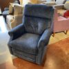 Blue Rocking Power Recliner