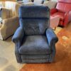 Blue Rocking Power Recliner