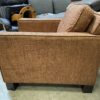 Vintage Orange Upholstered Armchair