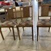 LEG-O-MATIC Vintage Set of 3 Folding Wood Chairs