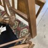 LEG-O-MATIC Vintage Set of 3 Folding Wood Chairs
