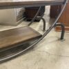 WORLD MARKET  Large Round Industrial Shelving Unit