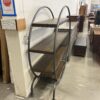 WORLD MARKET  Large Round Industrial Shelving Unit