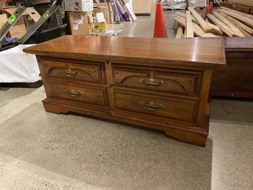 LANE Faux Drawer Front Storage Chest