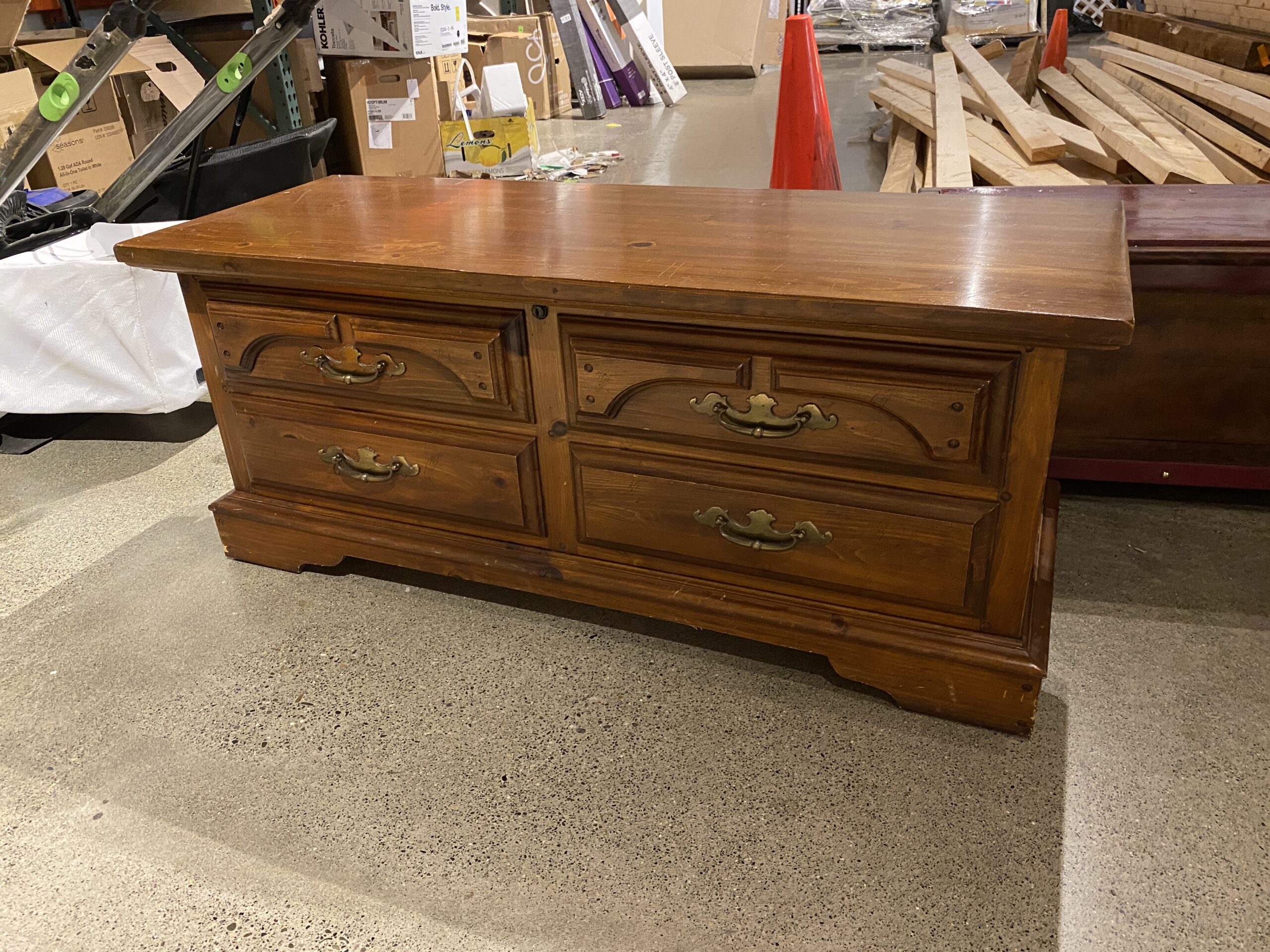 LANE Faux Drawer Front Storage Chest