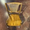 Cane and Oak Bentwood Chair on Caster Wheels (Set of 6)