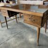 Vintage MCM Wood 2 Drawer Desk