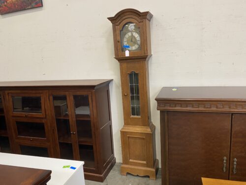 TEMPUS FUGIT Tall Roman Grandfather Clock