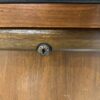 LANE Cedar Chest with Black Tufted Top and Casters Wheels