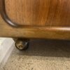 LANE Cedar Chest with Black Tufted Top and Casters Wheels