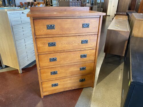 TRADEWINS Mission Style Tallboy Dresser