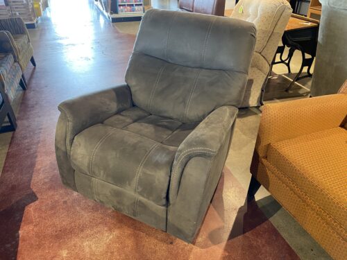 Charcoal Grey Rocking Power Recliner