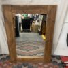 Large Rustic Wooden Hanging Mirror
