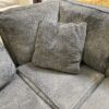 ASHLEY Navy Blue Chenille Sectional