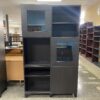 IKEA Besta Vara Black Shelving Unit w/ Cabinets