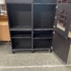 IKEA Besta Vara Black Shelving Unit w/ Cabinets