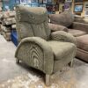 Forest Green Chenille Manual Recliner