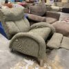 Forest Green Chenille Manual Recliner