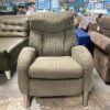Forest Green Chenille Manual Recliner