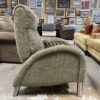 Forest Green Chenille Manual Recliner