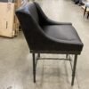Metal and Leather Dining Chair