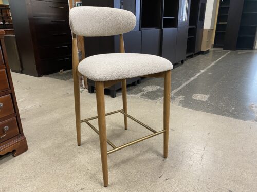 RESTORATION HARDWARE Arno Armless Counter Fabric Stool