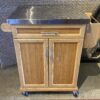 Stainless Steel Top Rolling Kitchen Cart