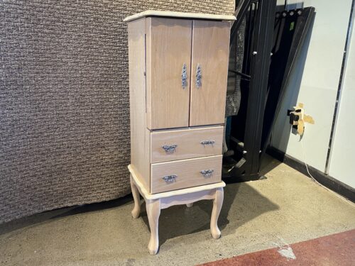 Pale Pink-Lined Jewelry Box