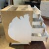 White 4-Drawer Multi-Use Cabinet