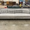 WEST ELM Light Grey Modern 2-Piece Sectional