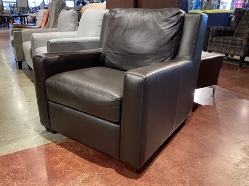 ENCORE Aurelia Brown Aniline Leather Armchair