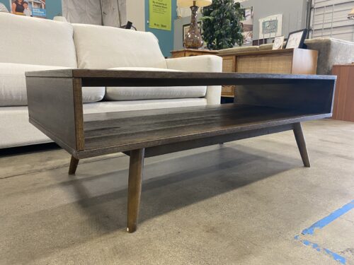 ASHLEY Modern MCM Open Rectangular Cocktail Coffee Table