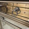 FERGUSON COPELAND LTD.  Glass Credenza w/ Foil Inlay