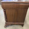Vintage Ornate Carved Solid Wood Longboy Dresser