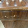 Vintage Ornate Carved Solid Wood Longboy Dresser