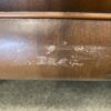 Vintage Ornate Carved Solid Wood Longboy Dresser